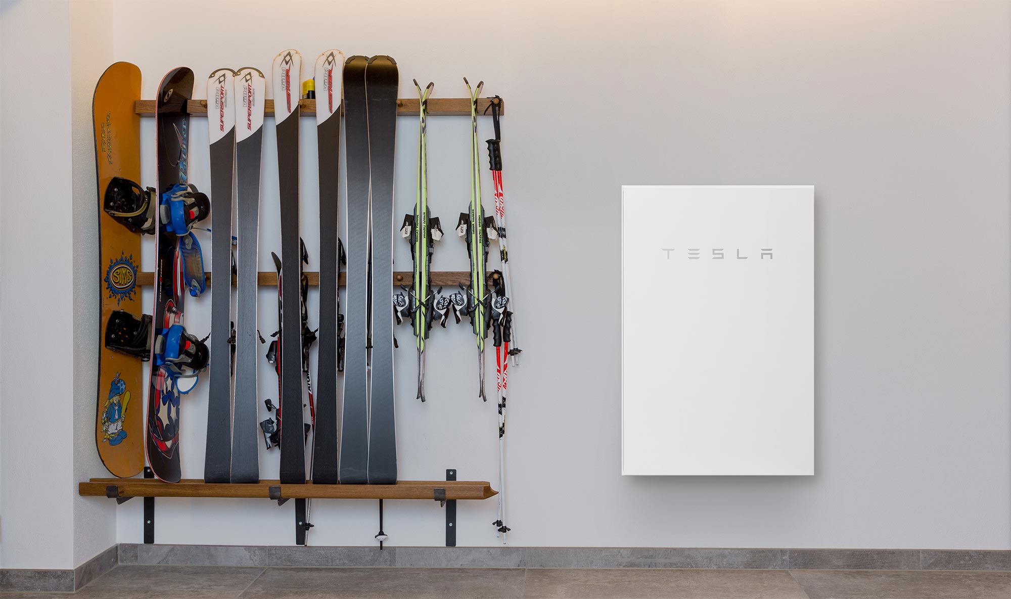 Tesla Powerwall im Keller